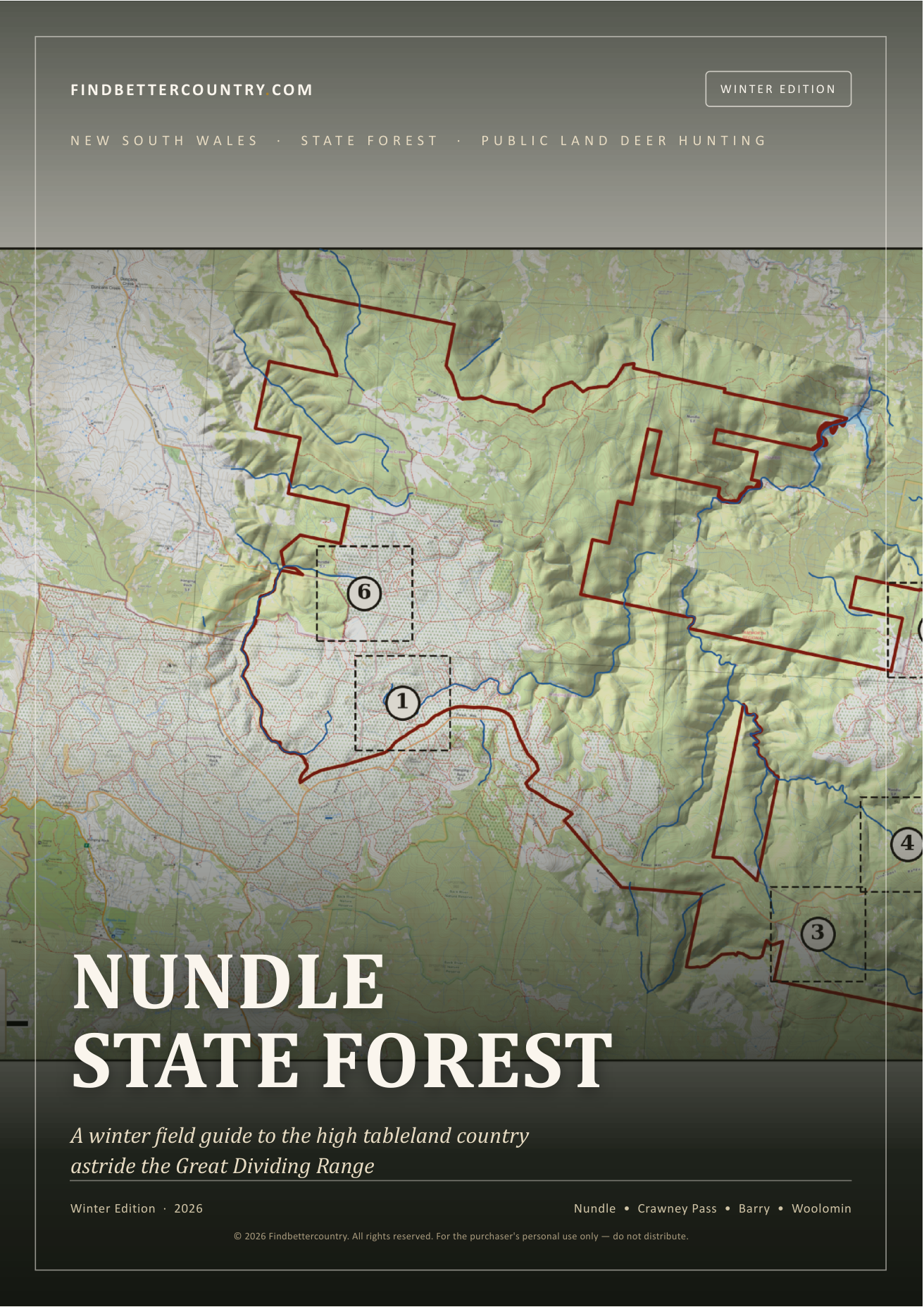 Nundle State Forest — Deer Hunting Guide — cover